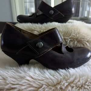 ☕Fly London Mary Jane Pumps – Dark Chocolate Brown – Size 37☕